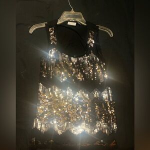 New York & Company Tanktop Camisole 
Vintage piece 
No flaws NWOT
Sequined
XS